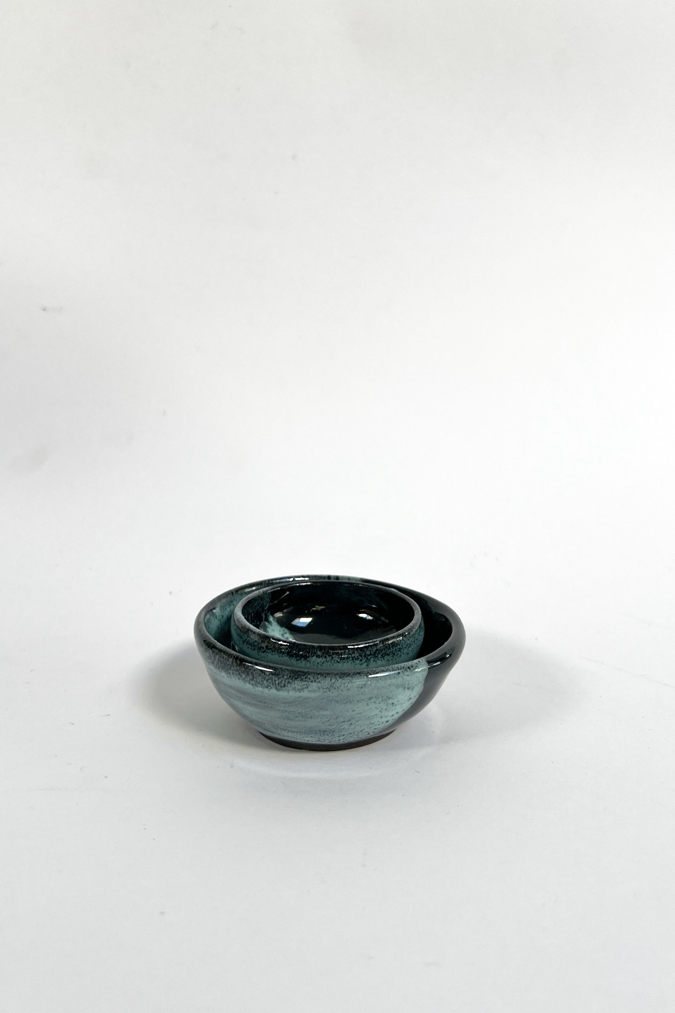 Ceramic dipping/trinket dishes (set of two)