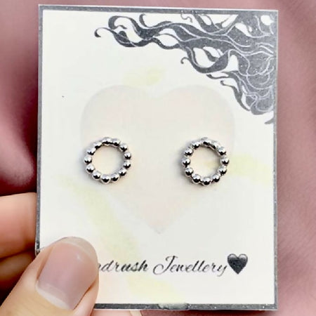 Sterling Silver Studs Earrings,