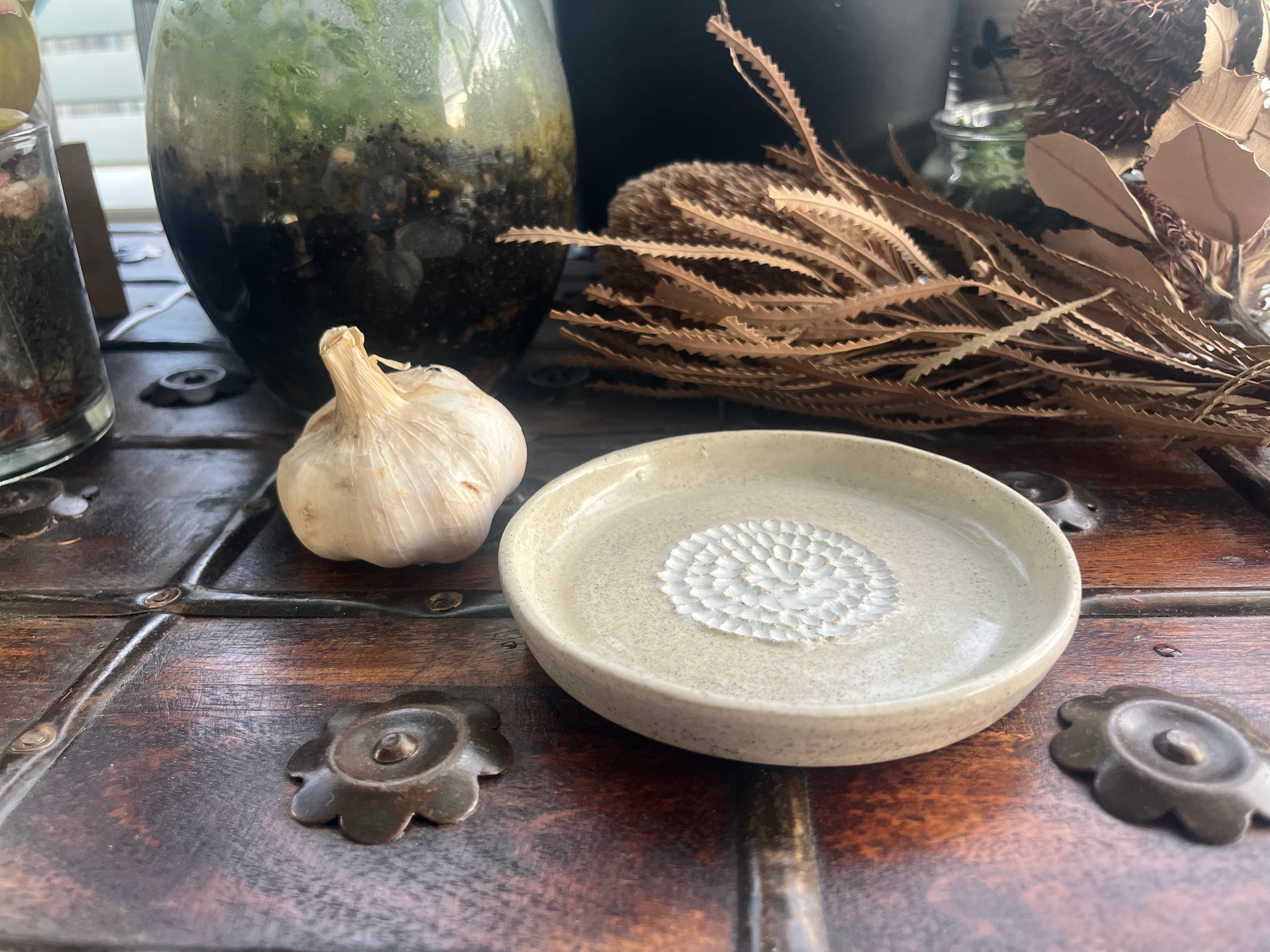 Ceramic Grater with Brush