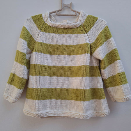 Handknitted Toddler Sweater Sz 1-2 Yrs