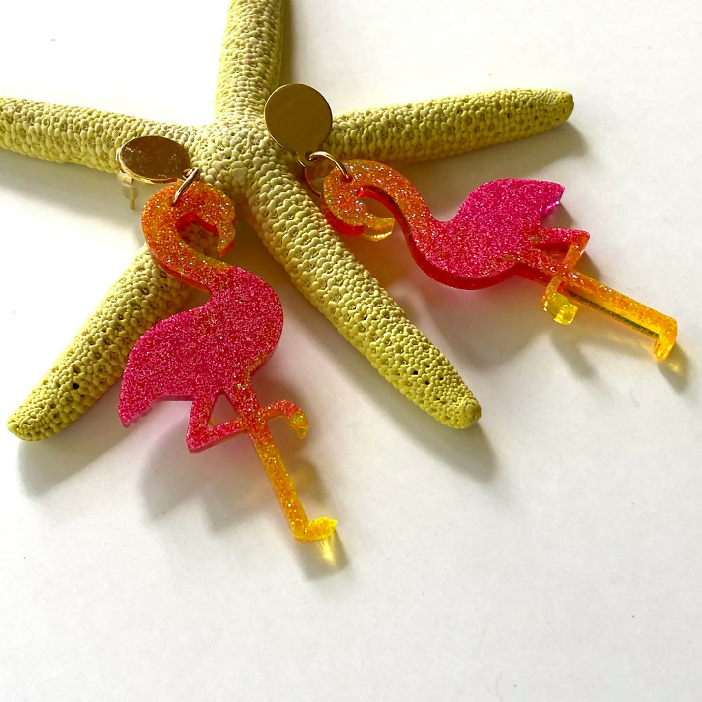 Flamingo Earrings