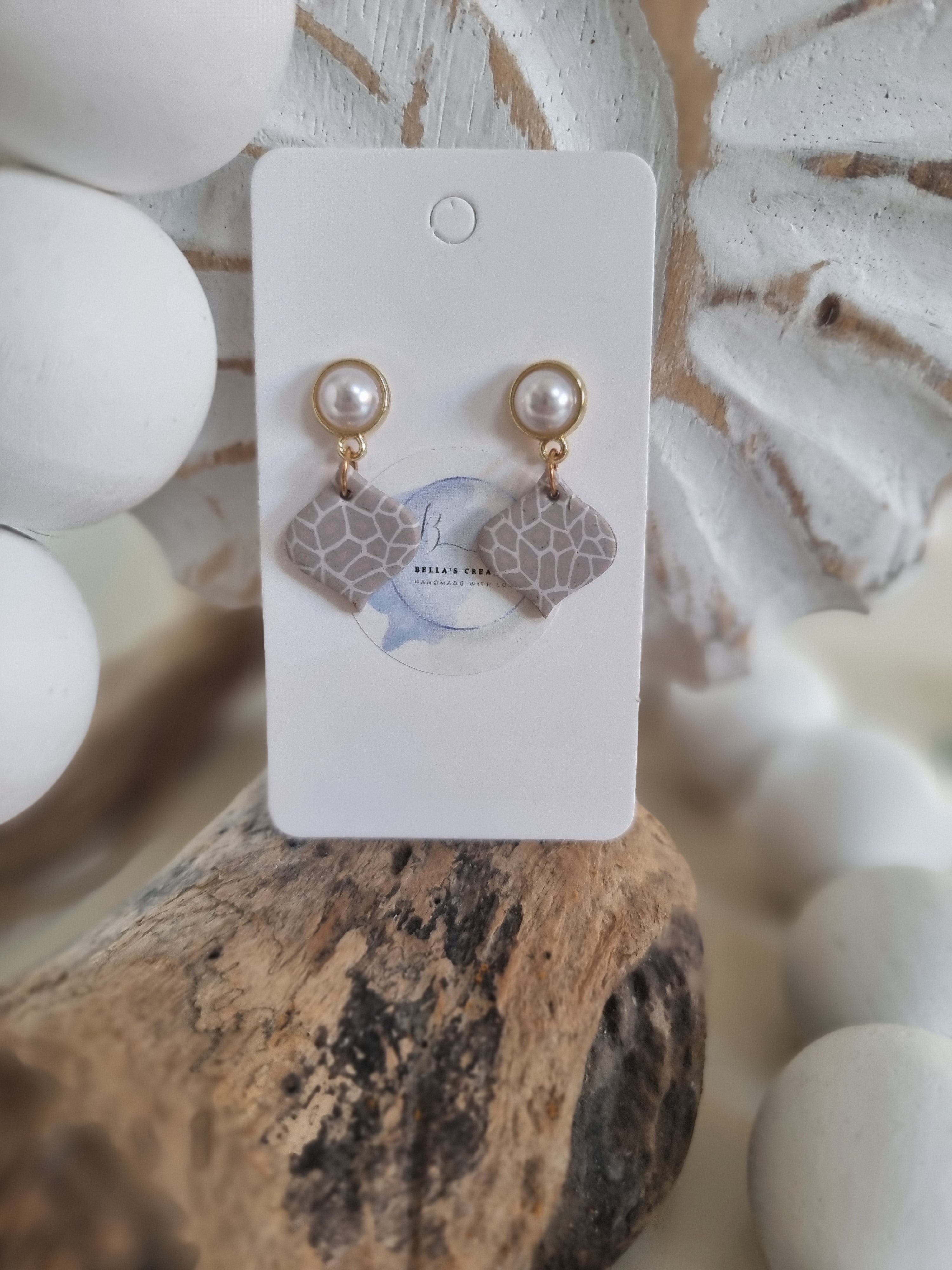 Pearl Mosaic Dangles