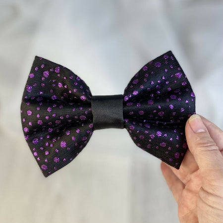 Sparkly Purple Bow