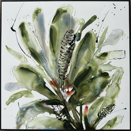 Banksia Inspired Abstract Artwork 'Banksia Flow'