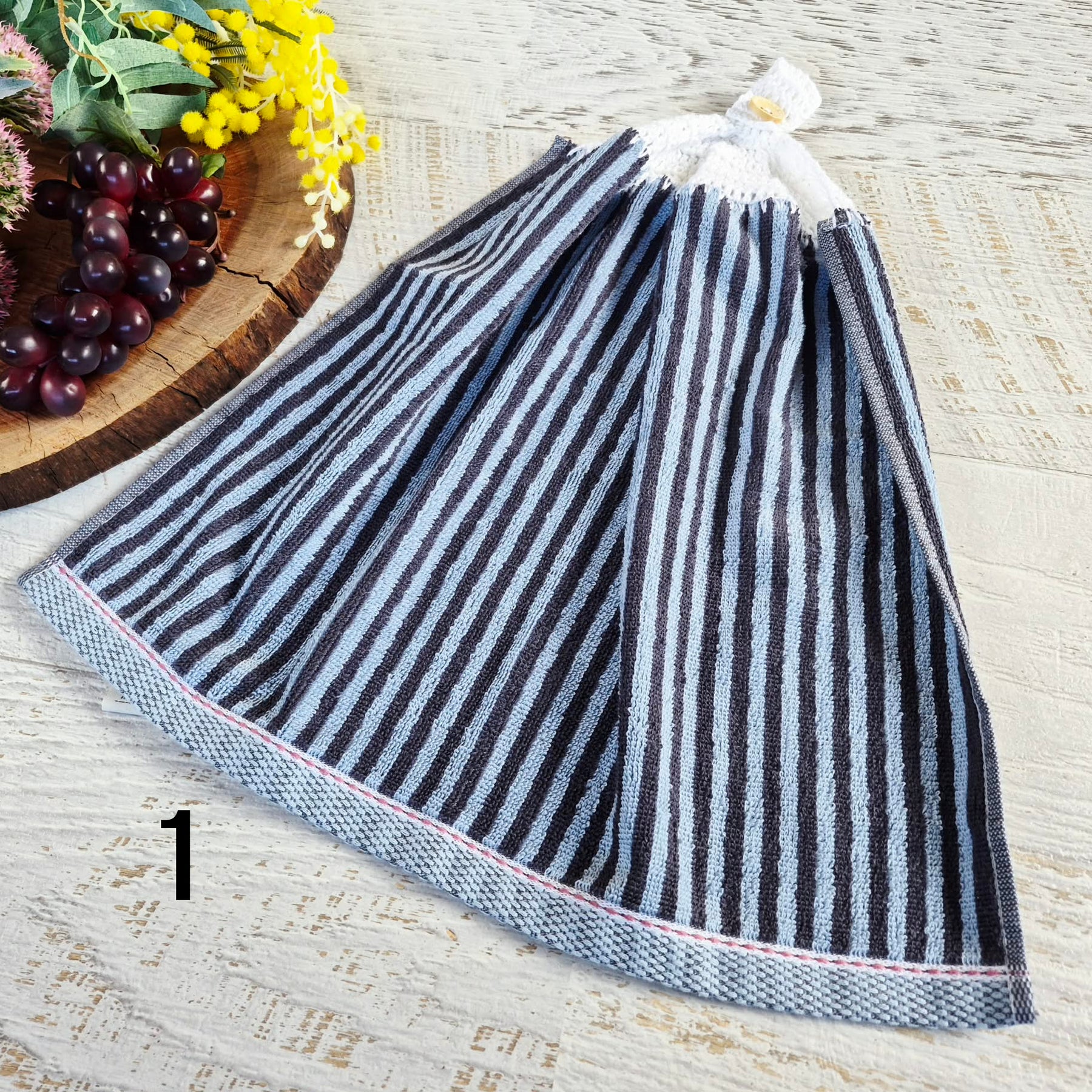Kitchen Hand Towel | Hanging | Cotton | SINGLE LAYER | 9 Styles - 1-9