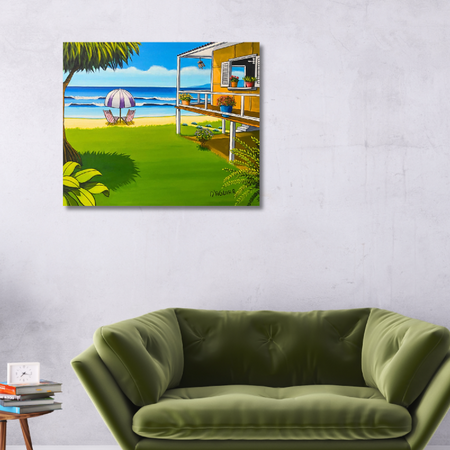 SUMMER BREEZES original acrylic art painting  (60x75cm)