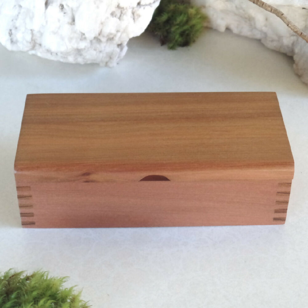 Longer Small Wooden Box- Tasmanian Myrtle & Blackwood