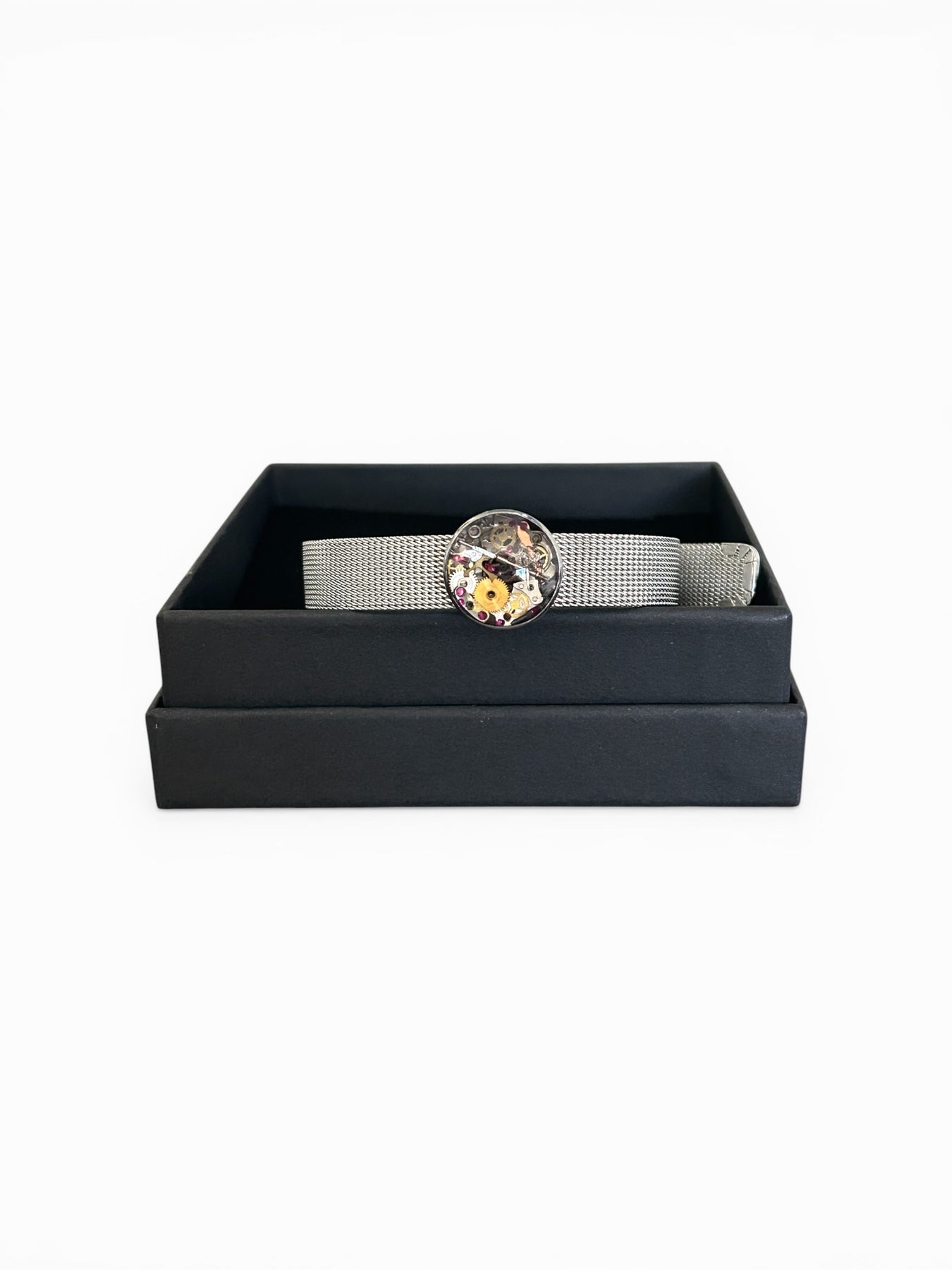 Steampunk watch parts bangle