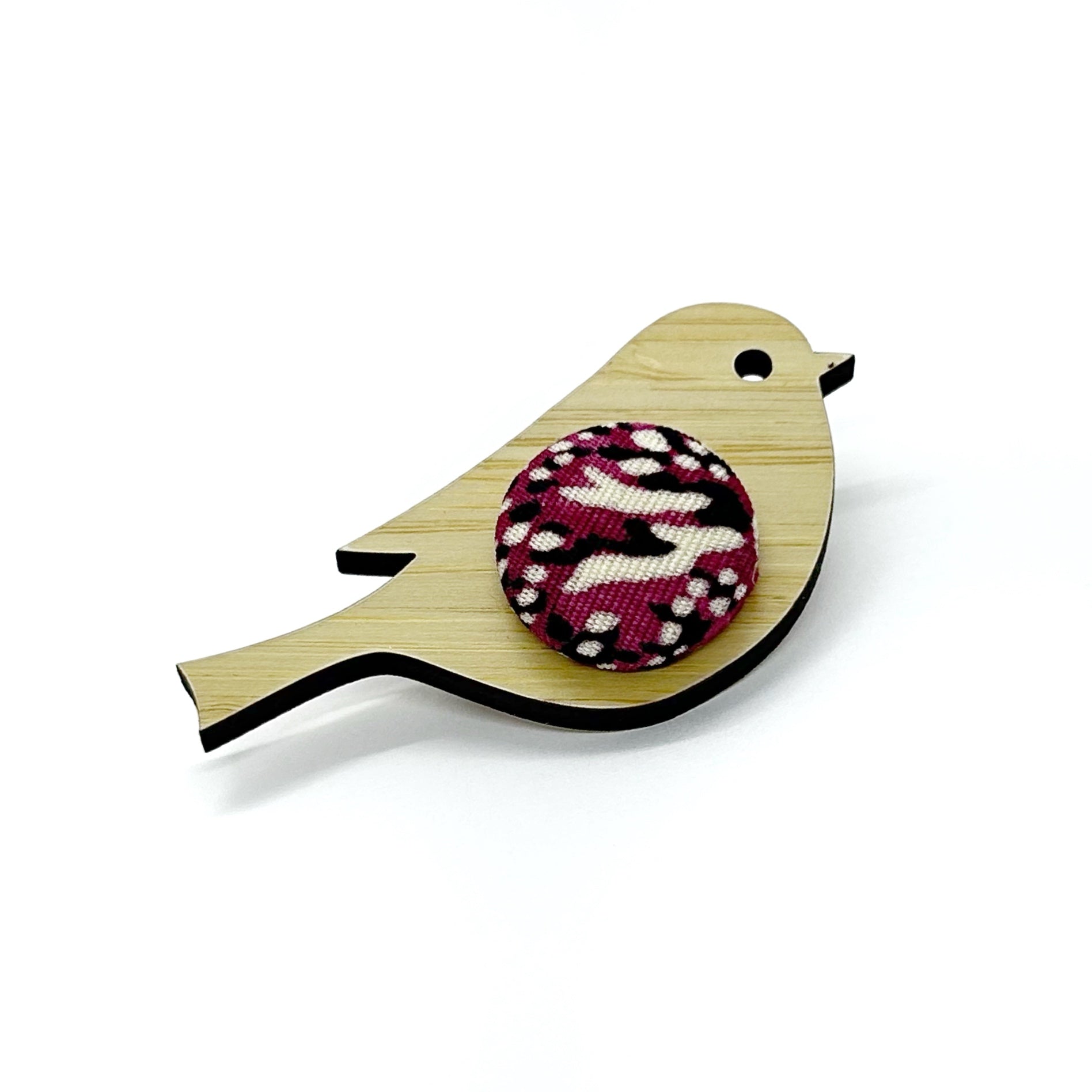 Kimono Robin Brooch