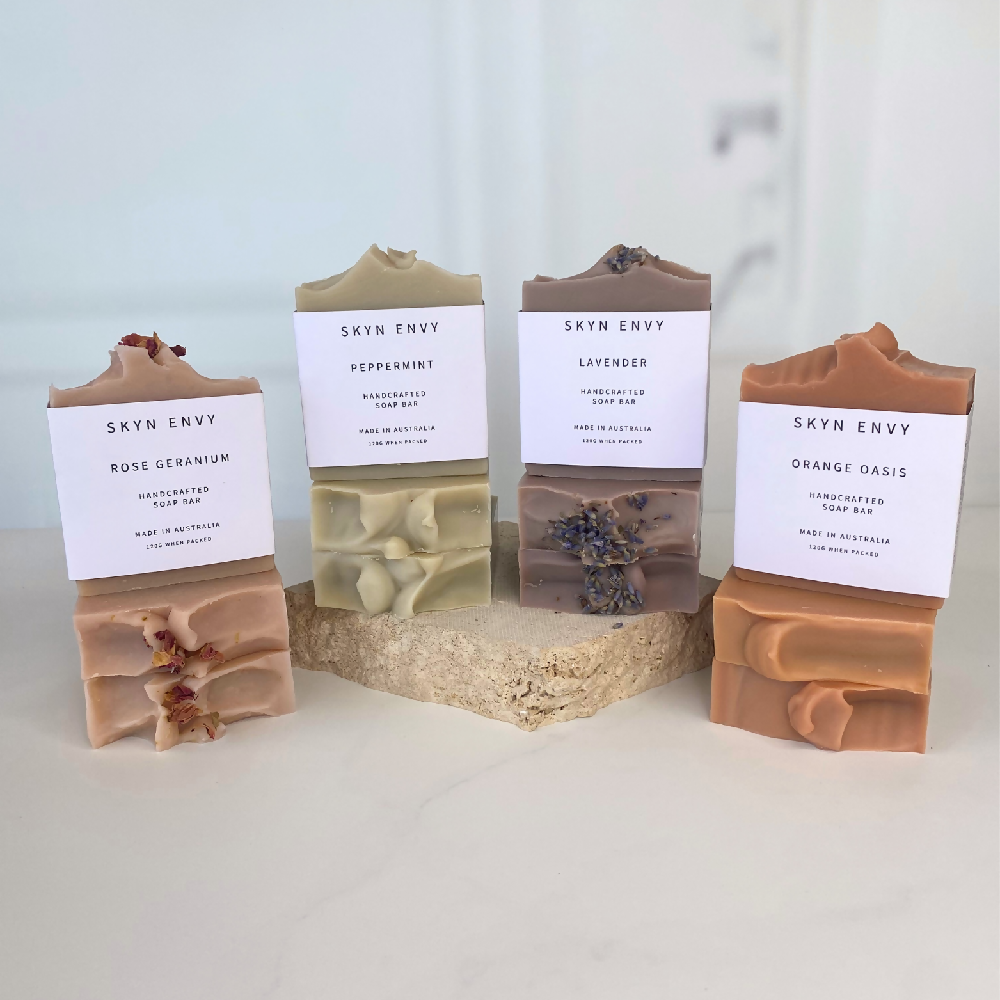 Handcrafted Soap Bar Set | Four Soap Bars