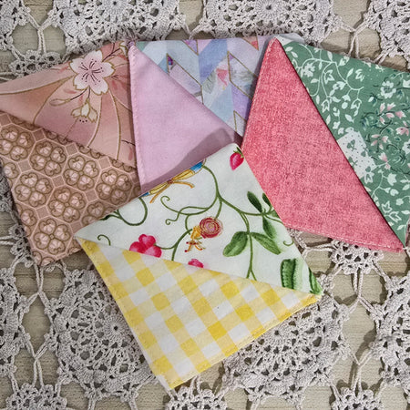 Handmade Floral Fabric Bookmark