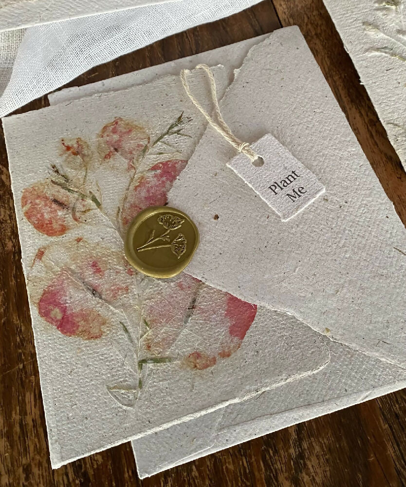 Plantable Seeded Handmade Paper Cards