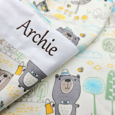 Wash Cloth Set Personalised Reusable Newborn Baby or Child's Gift