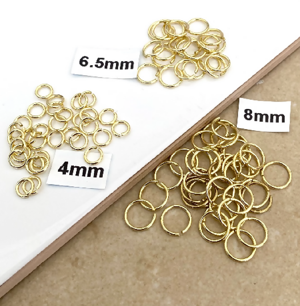 Brass JumpRing sizes Bulk