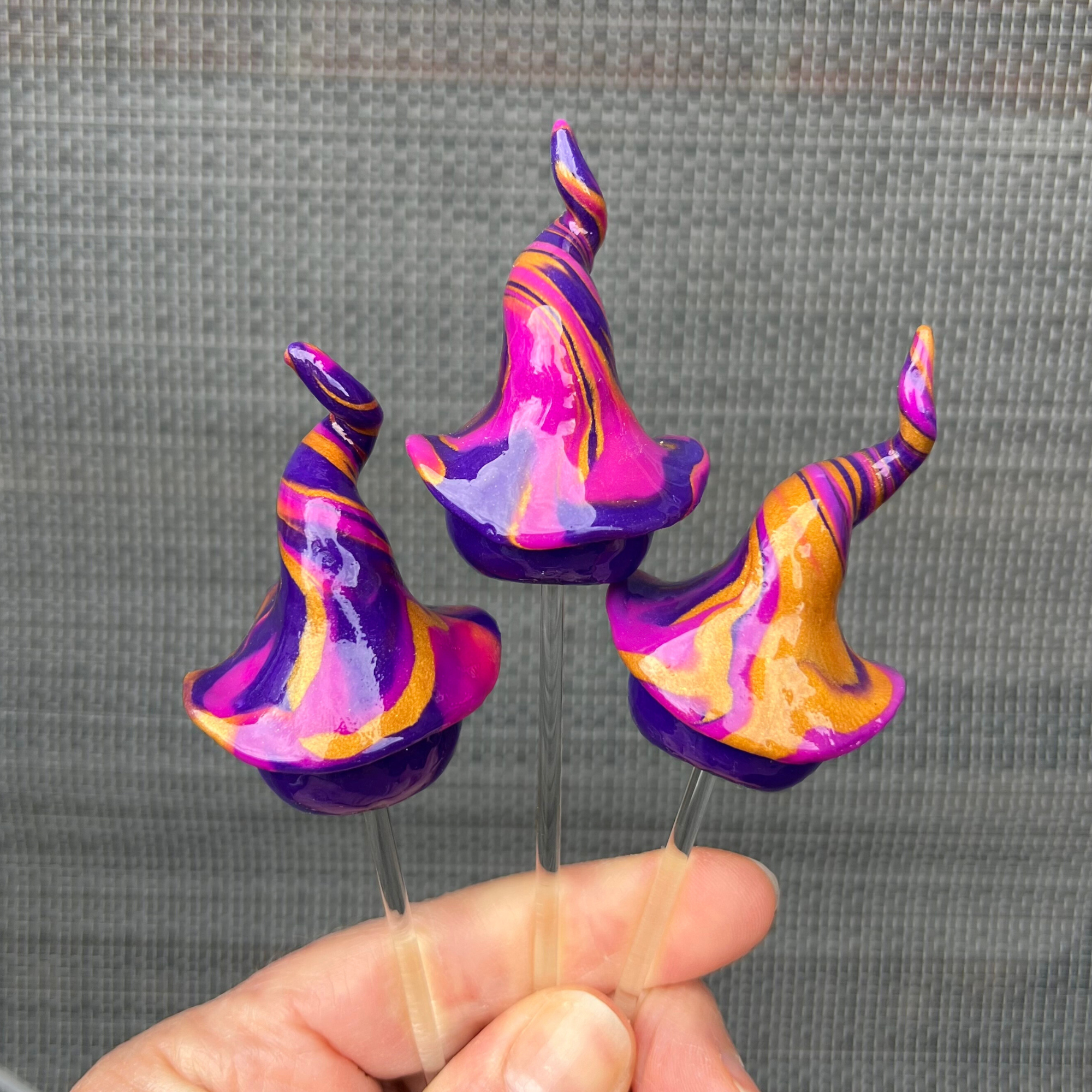 Whimsical gnome trio - Noggle, Tike & Wobble