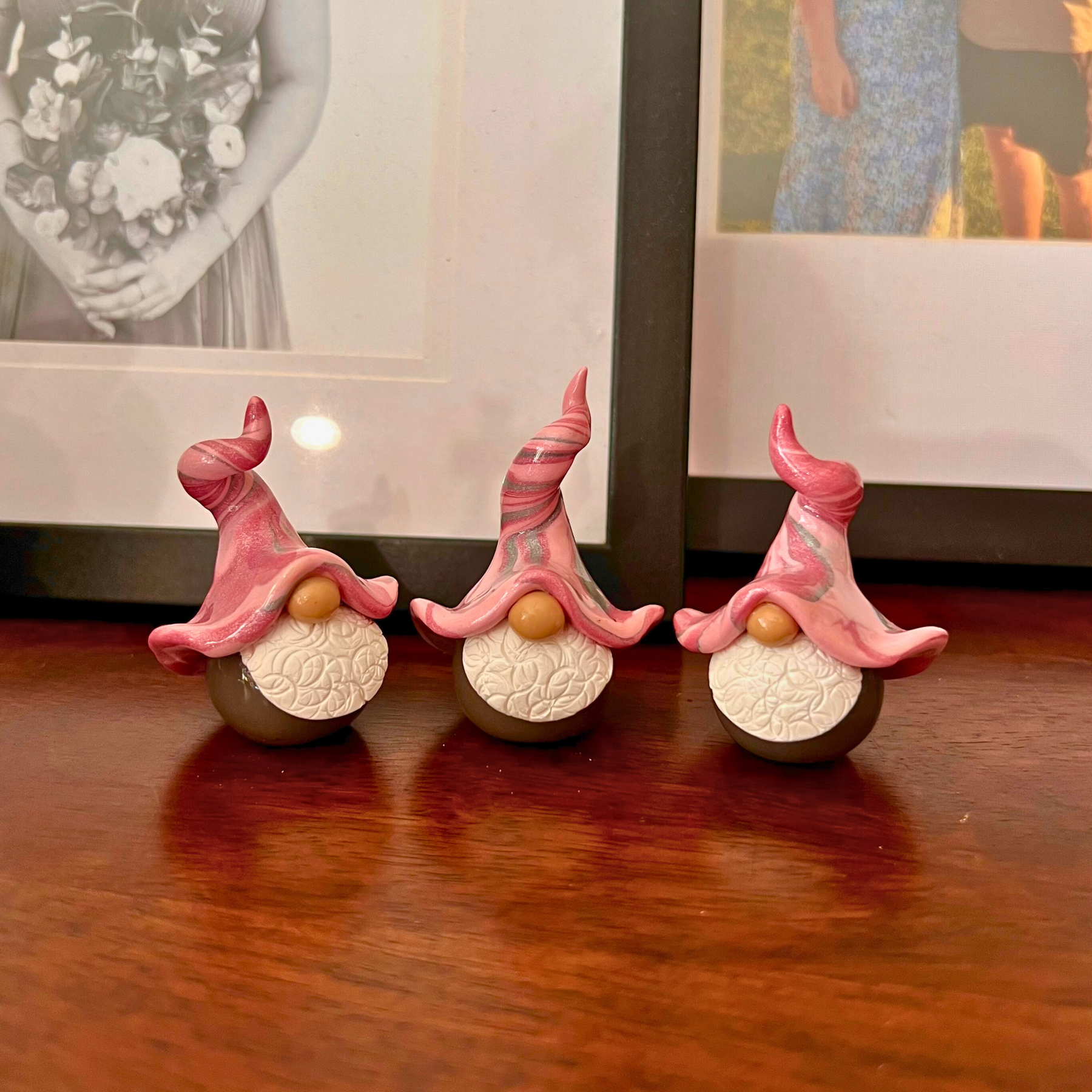 Whimsical gnome trio - Tictac, Sergio & Jensen