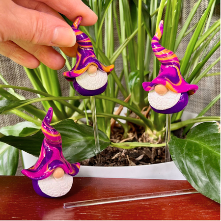 Whimsical gnome trio - Noggle, Tike & Wobble