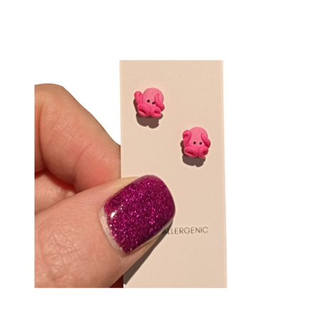 Octopus stud earrings