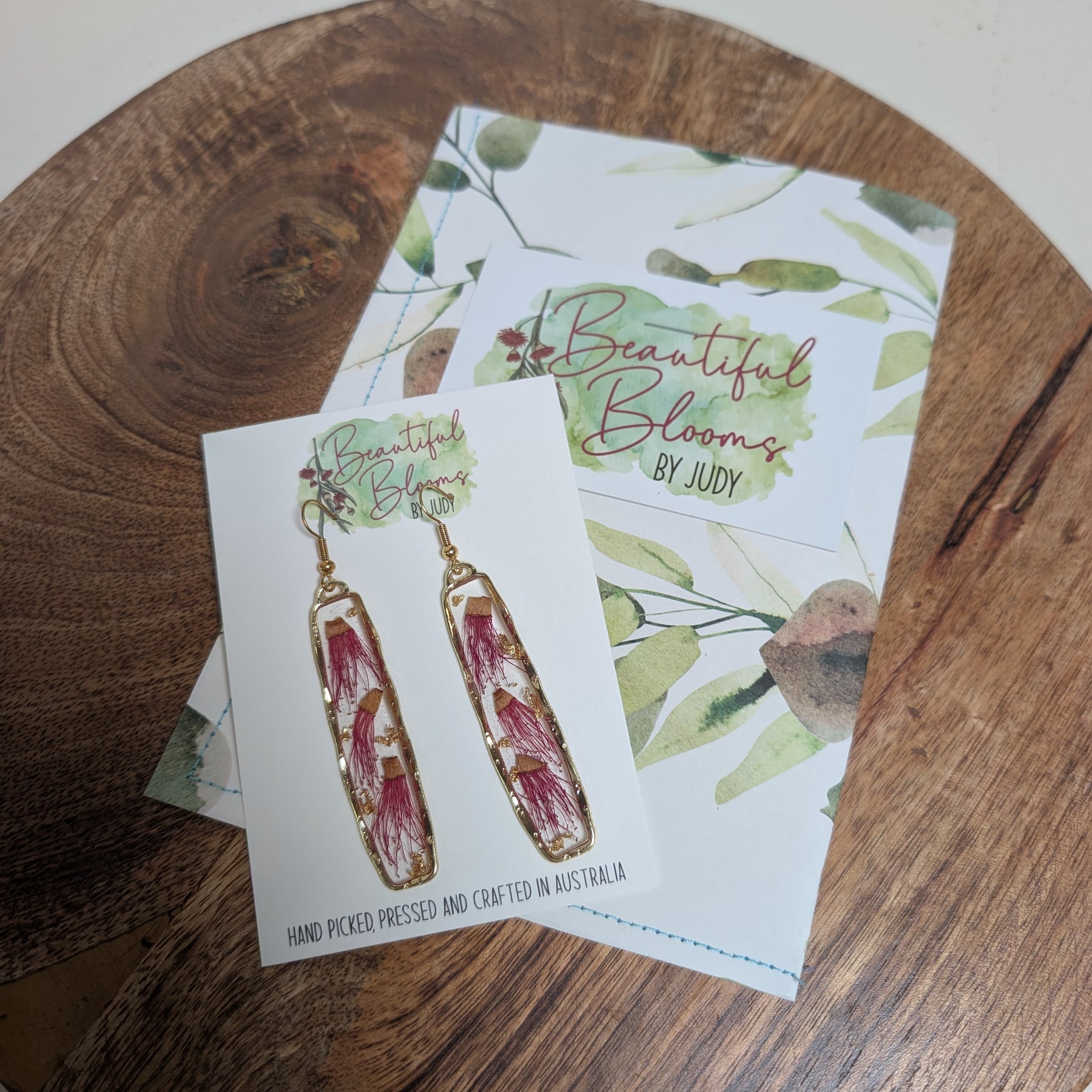 Australian flowering gum earrings
