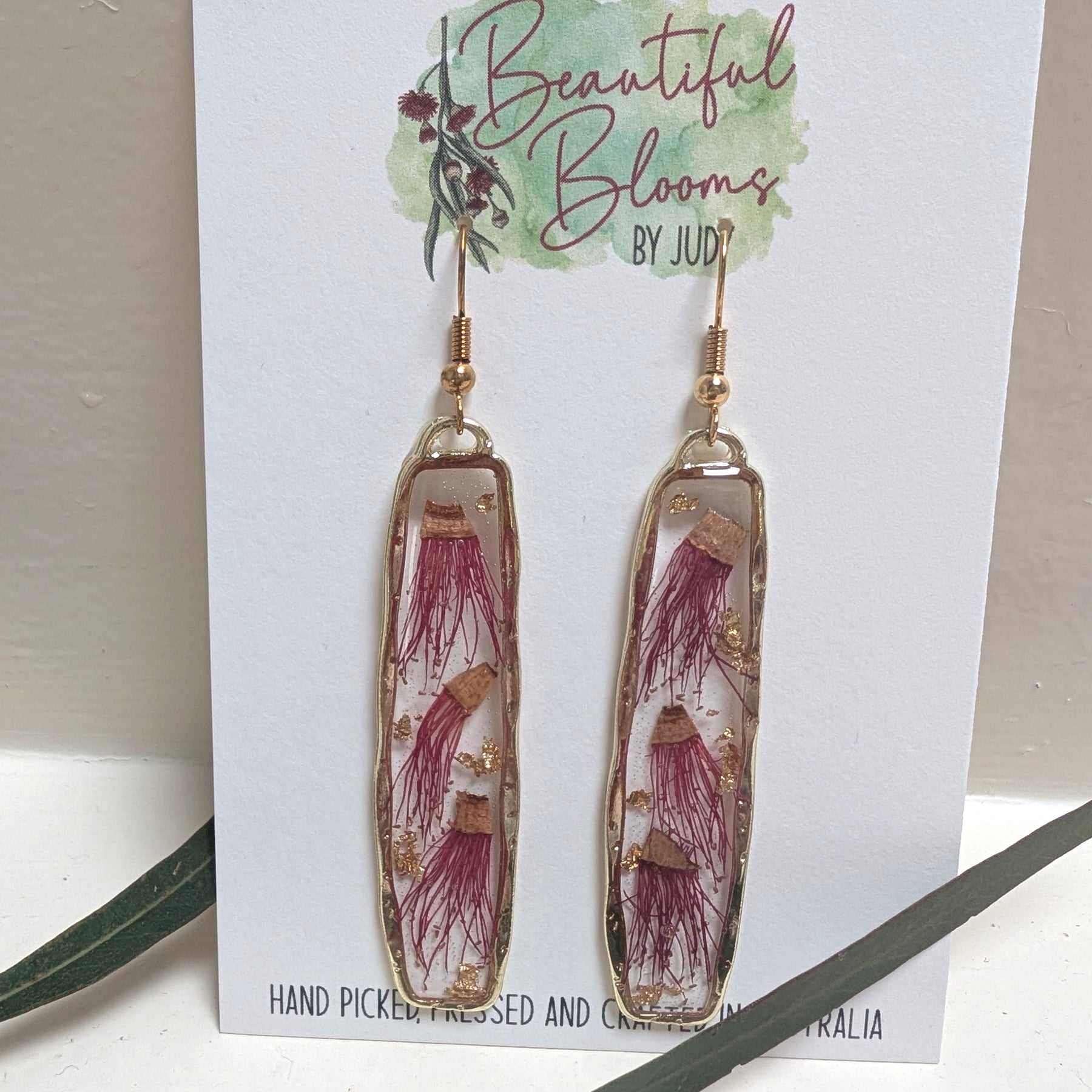 Australian flowering gum earrings