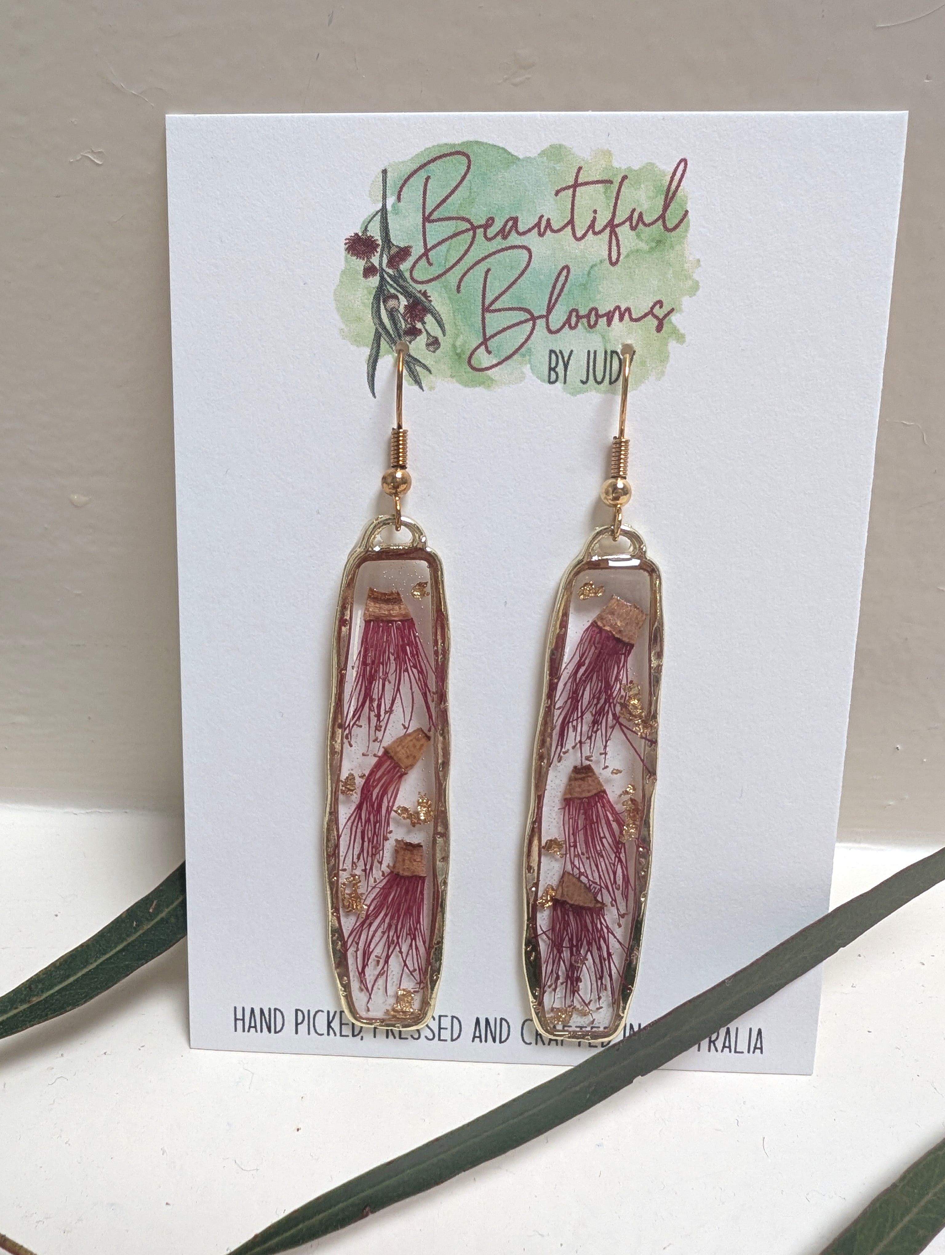 Australian flowering gum earrings