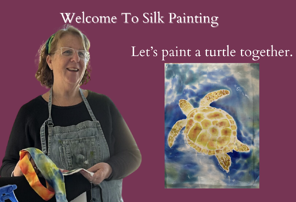 DIY Silk Painting Kit, Paint A Turtle