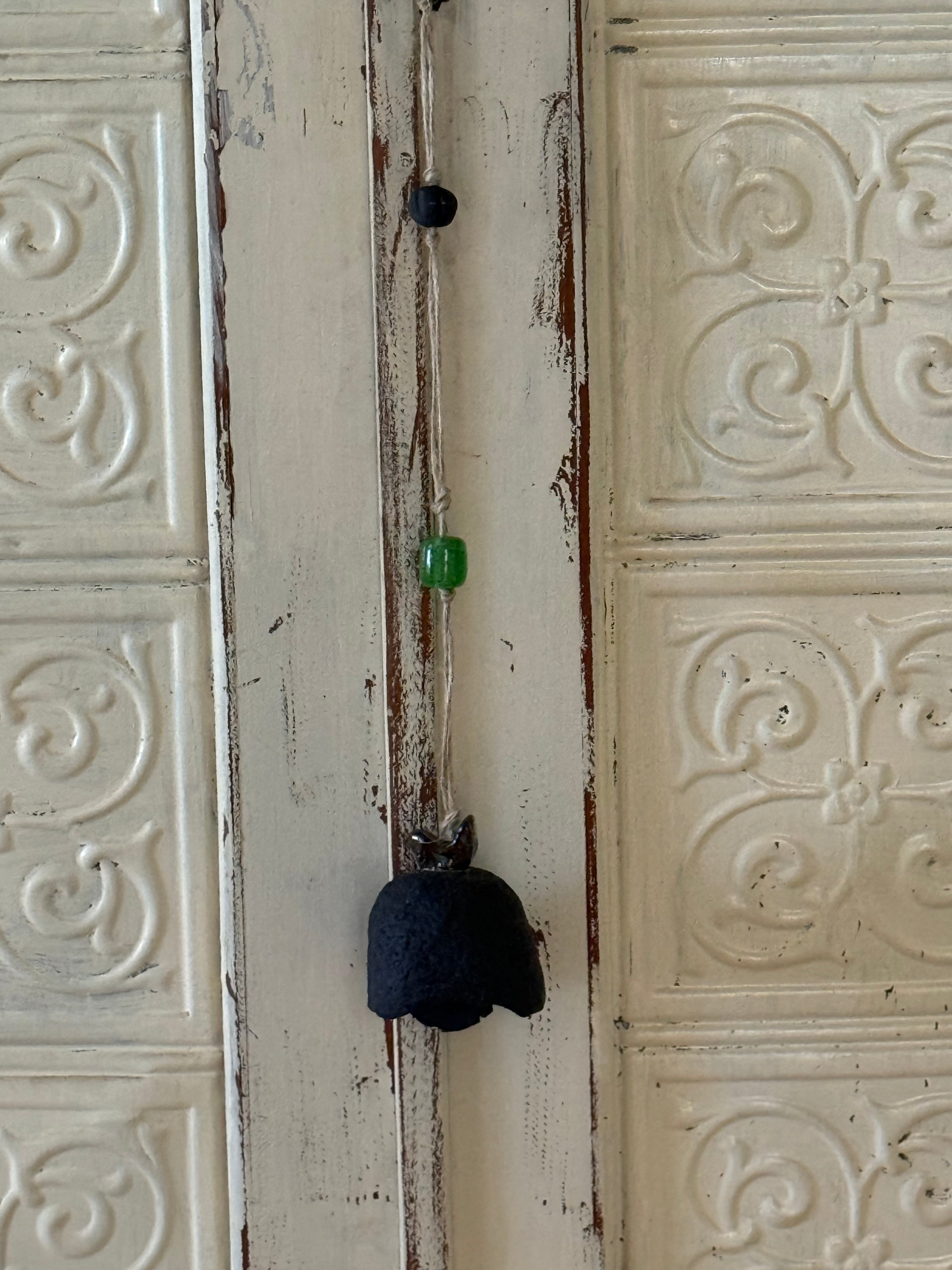 Rustic ceramic bell
