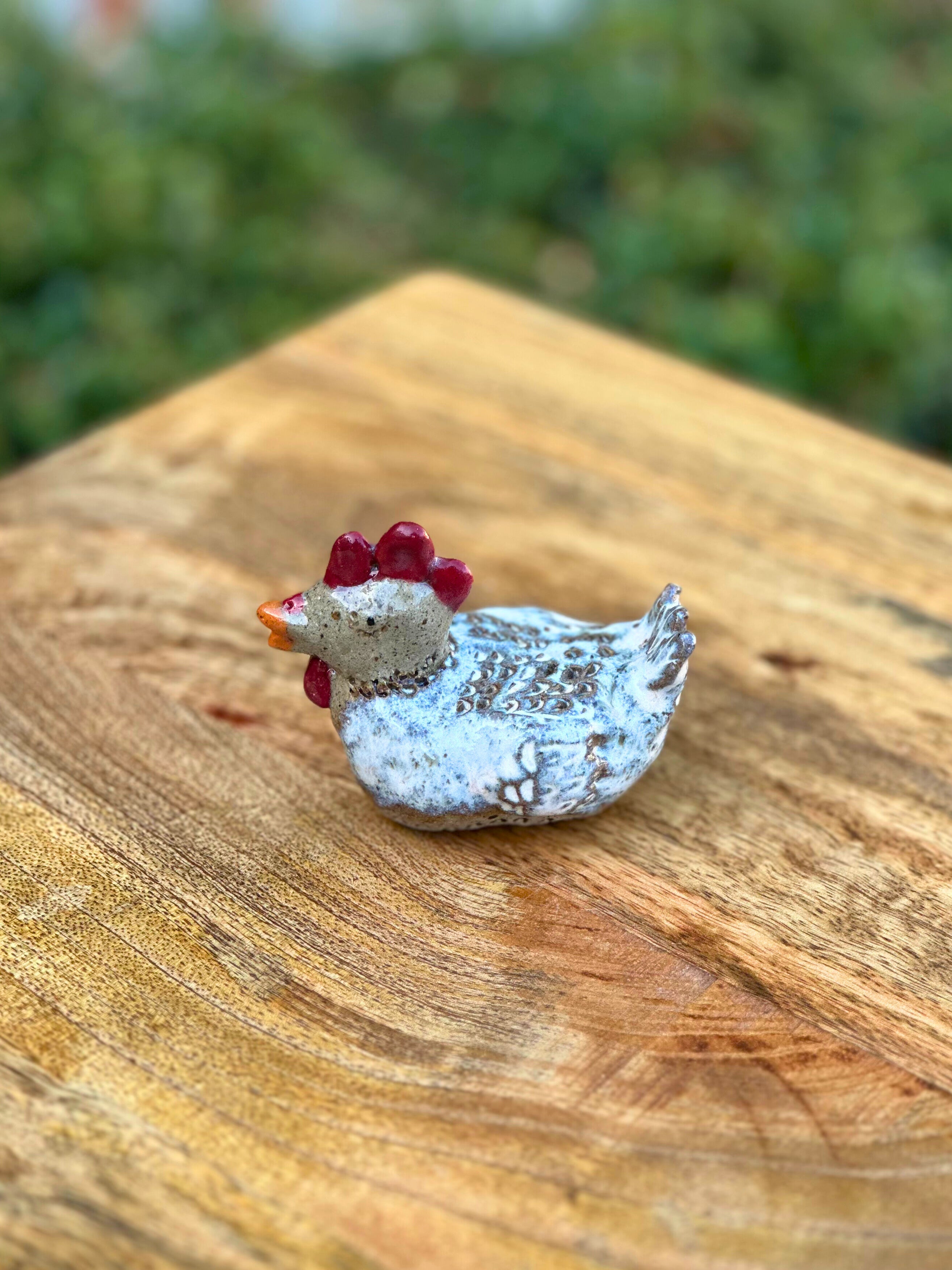 Ceramic Speckled Hen