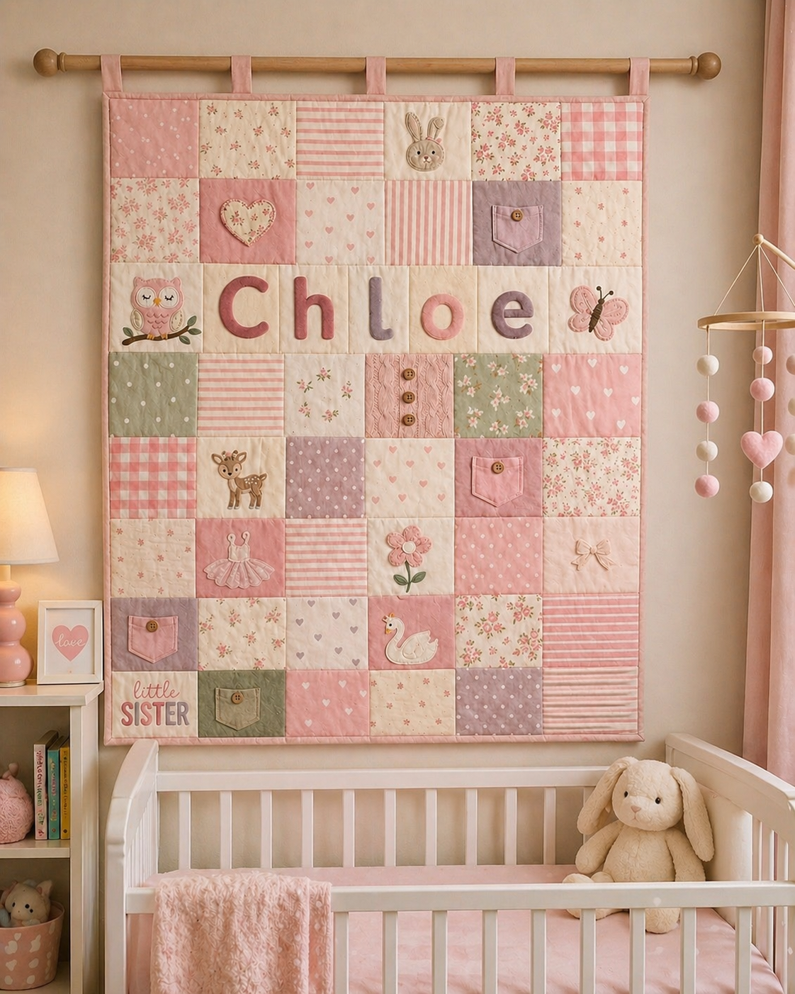 Custom Baby Clothes Memory Quilt – Personalised Keepsake Blanket