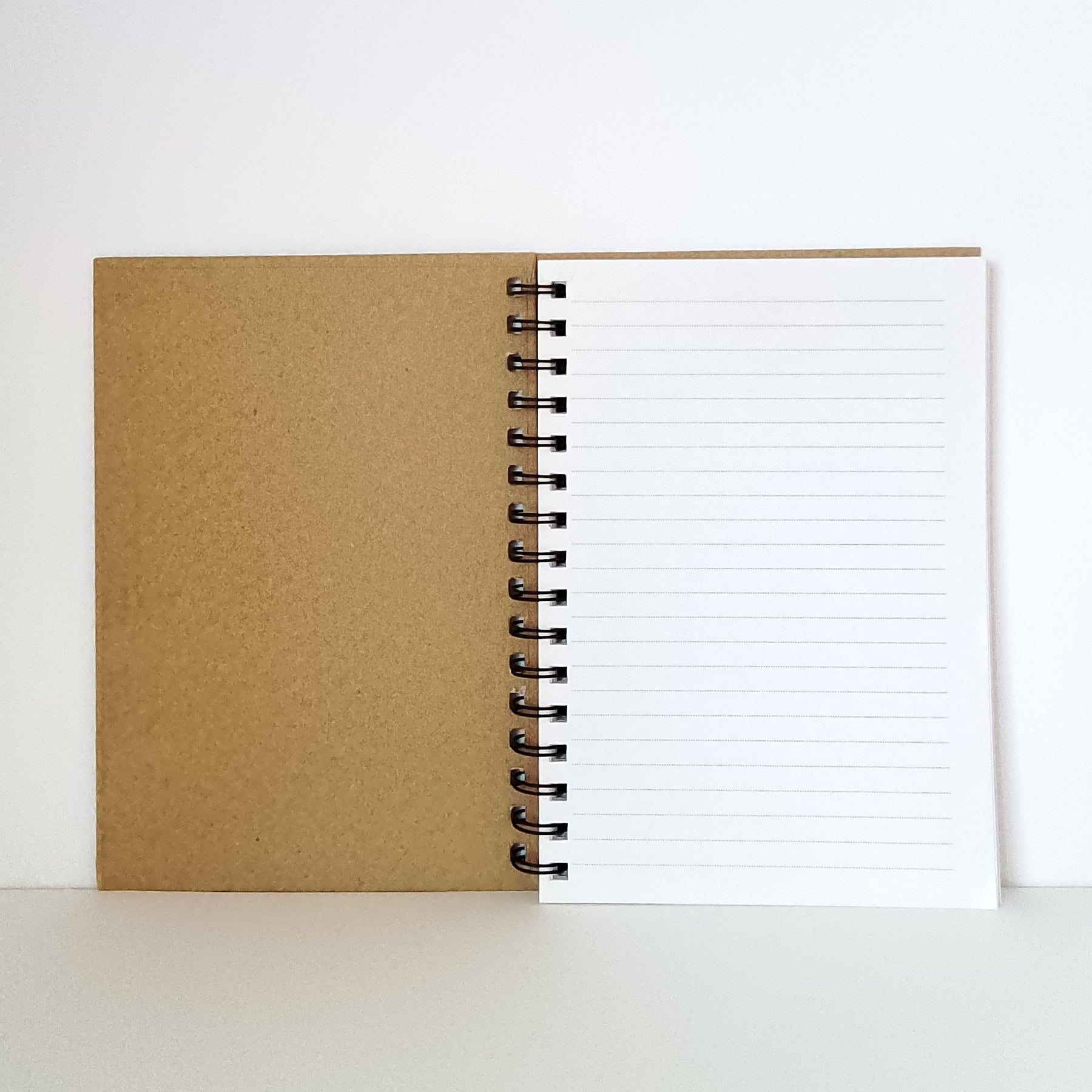 Blue Wren Handpainted Spiral bound notebook A5 lined