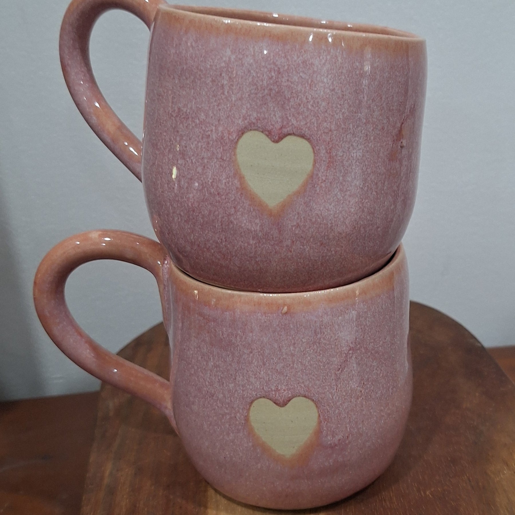 Pink Coffee Love Mugs