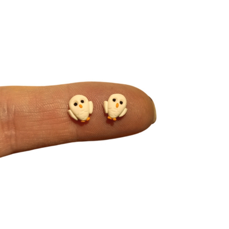 Owl stud earrings