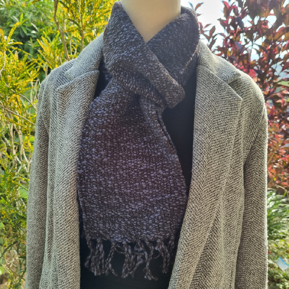 australian-artist-handmade-handwoven-navy-scarf-3