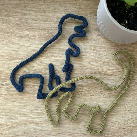 Knitted Dinosaur