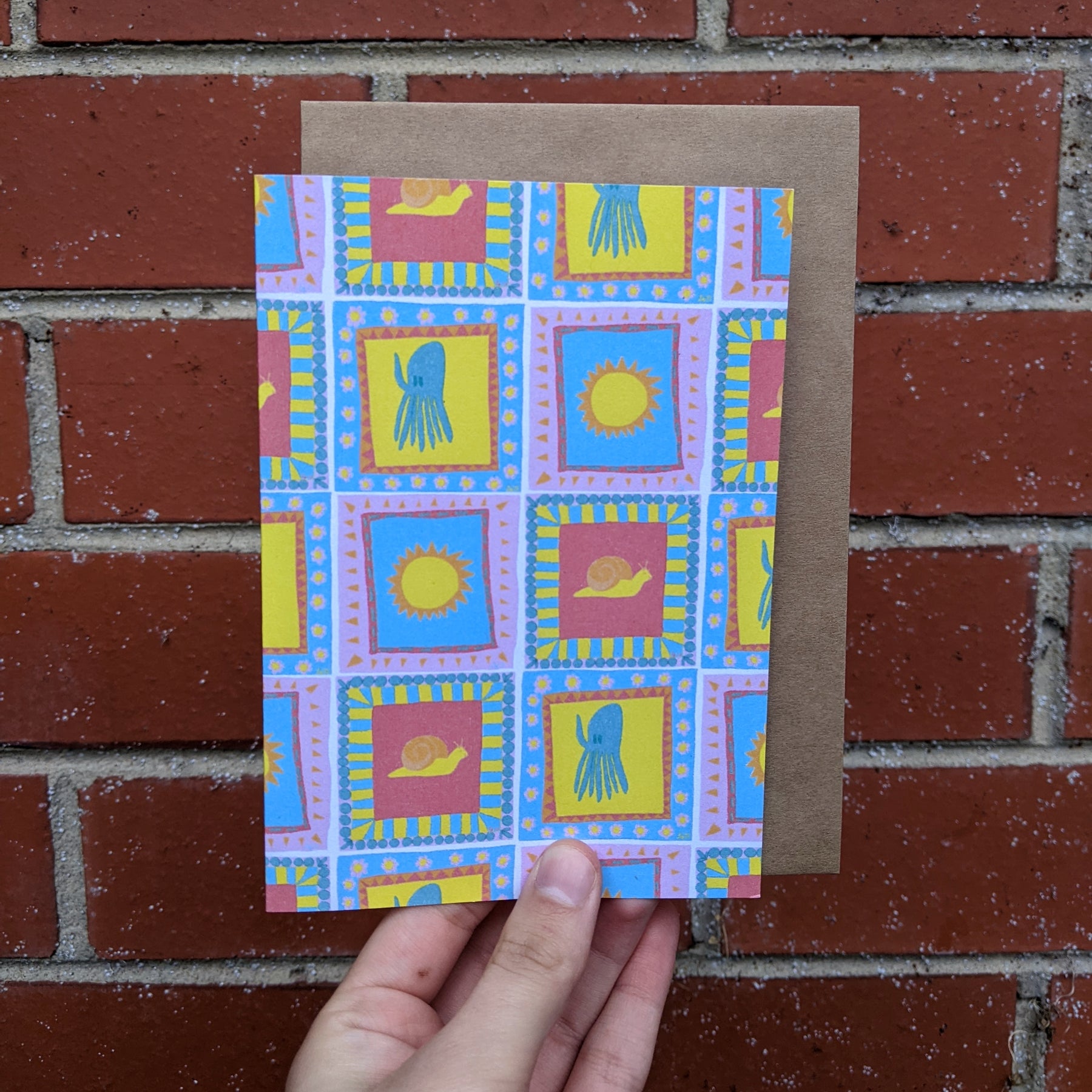 Patterns - set of 6 greeting cards