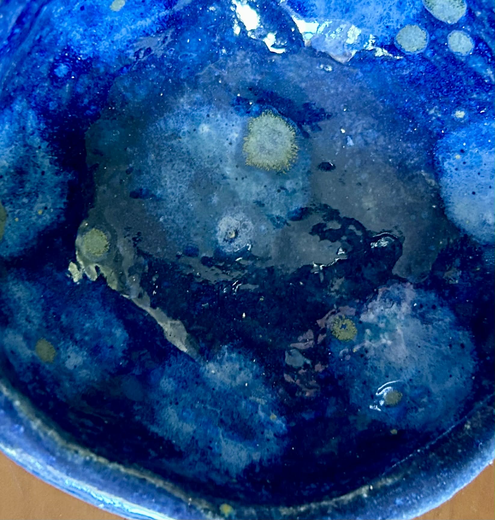 Spotty Blue Condiment bowl