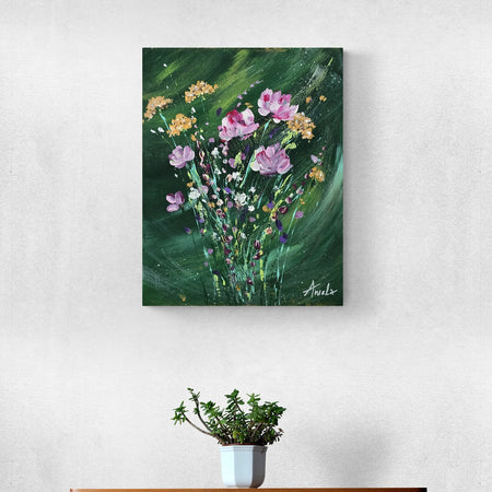 Echoes Of Spring - Original Artwork on Wooden Panel 28x35.5cm