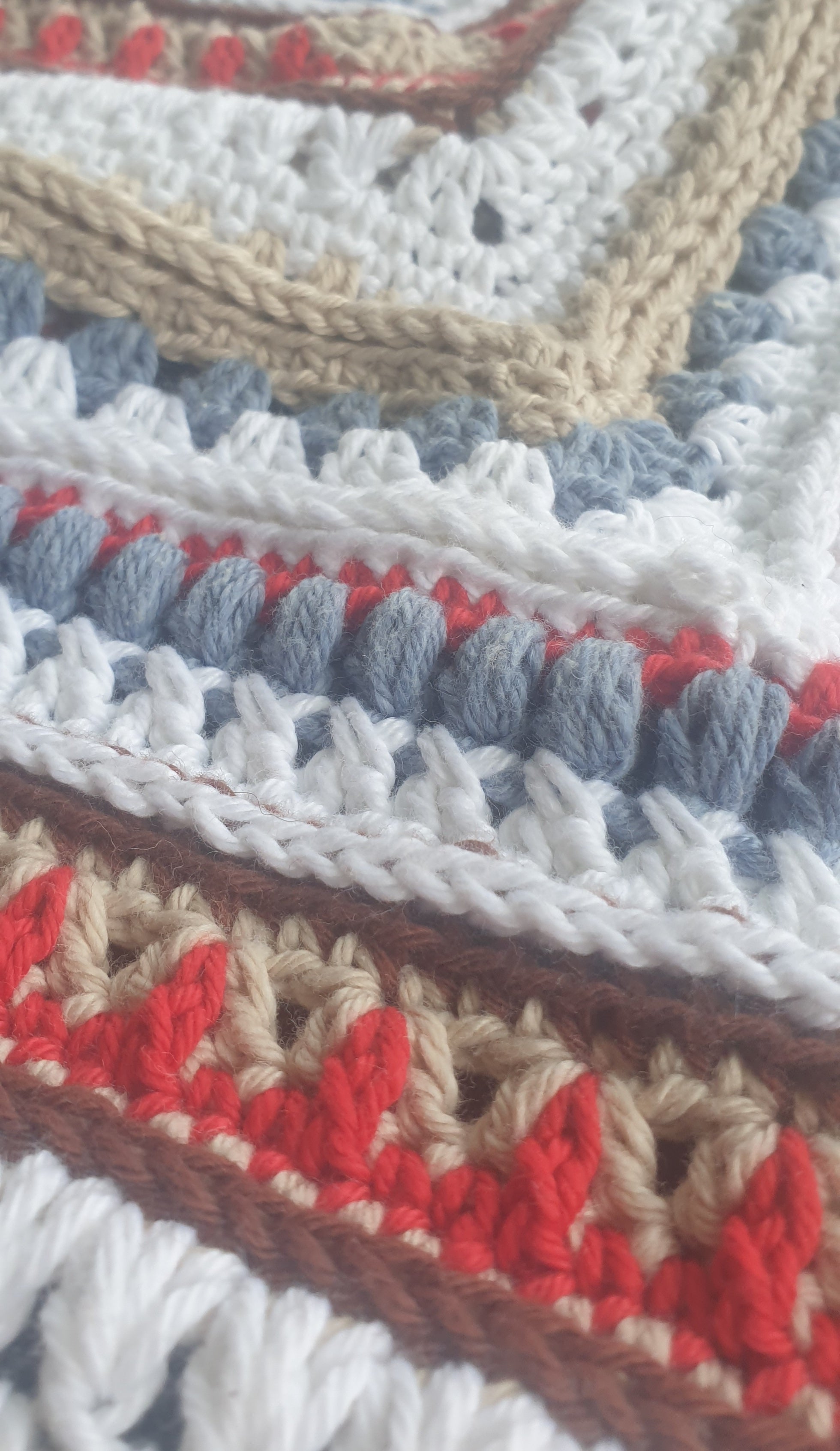 Cosy cotton lapghan for a winter snuggle