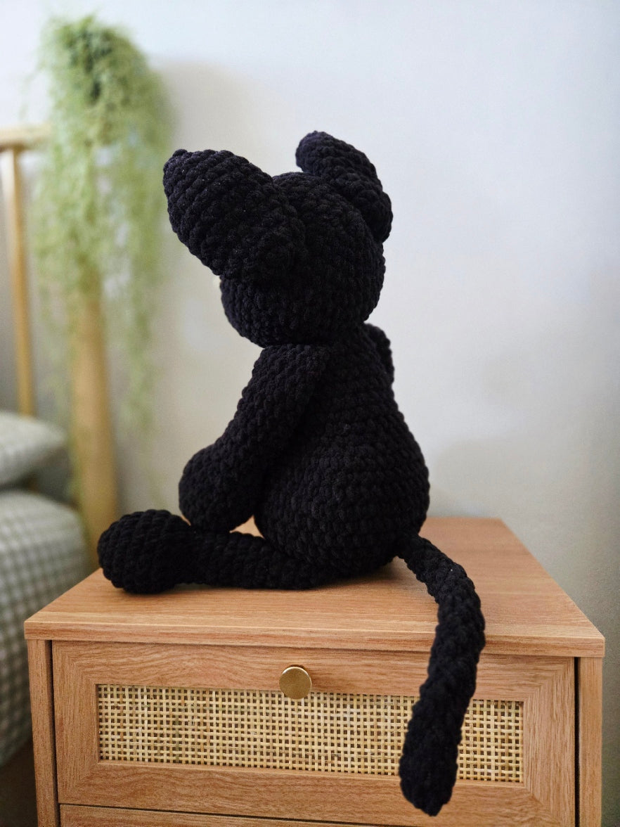 Calamity the Cat ~ crochet cat