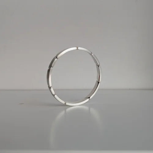 handmade hand carved bangle - round