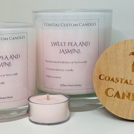 Sweet Pea and Jasmine Candle