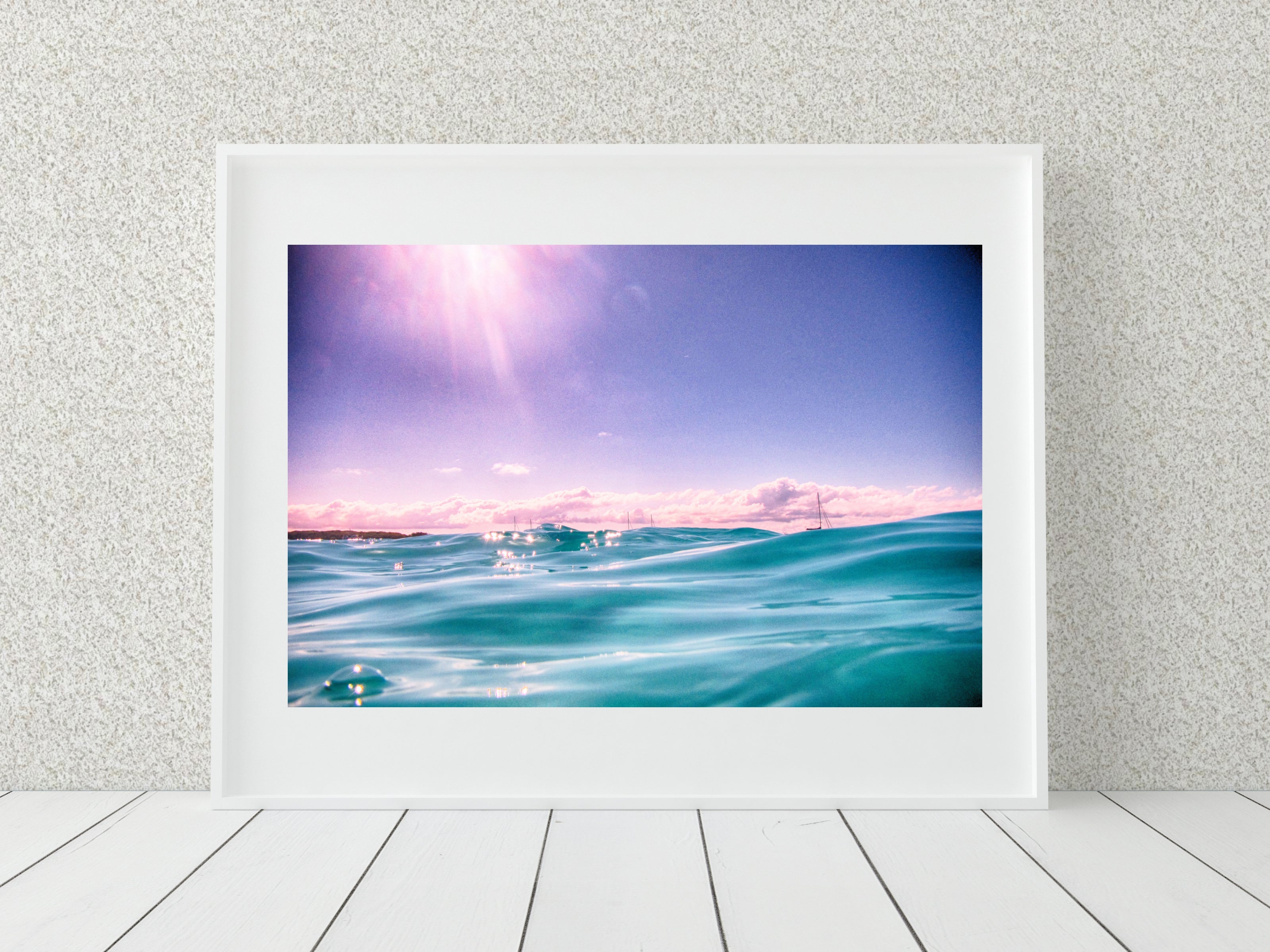 Great Barrier Reef Ocean Wave Wall Art