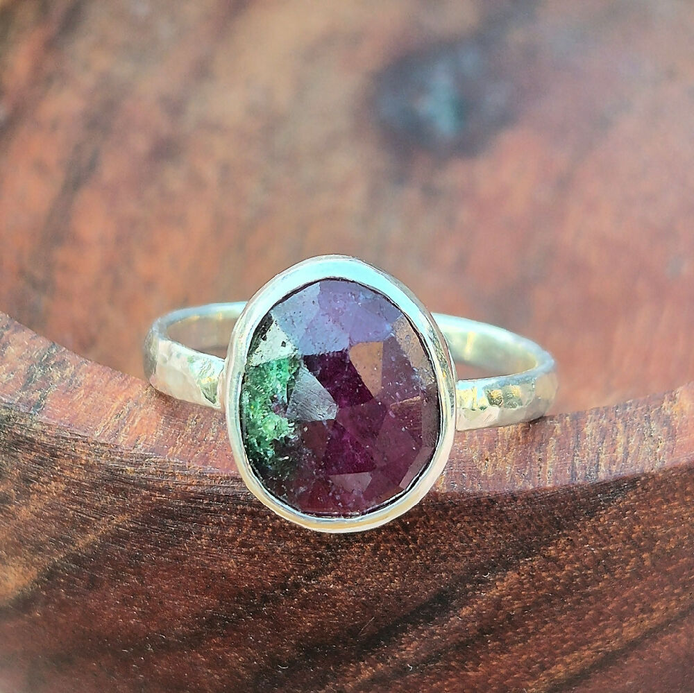 Ruby in Zoisite Ring S MI5