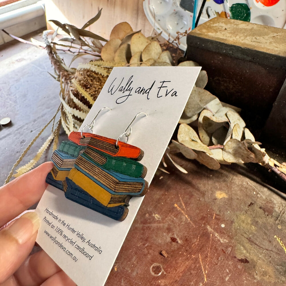 wally-and-eva-australian-hand-painted-wood-and-sterling-silver-books-earrings-7