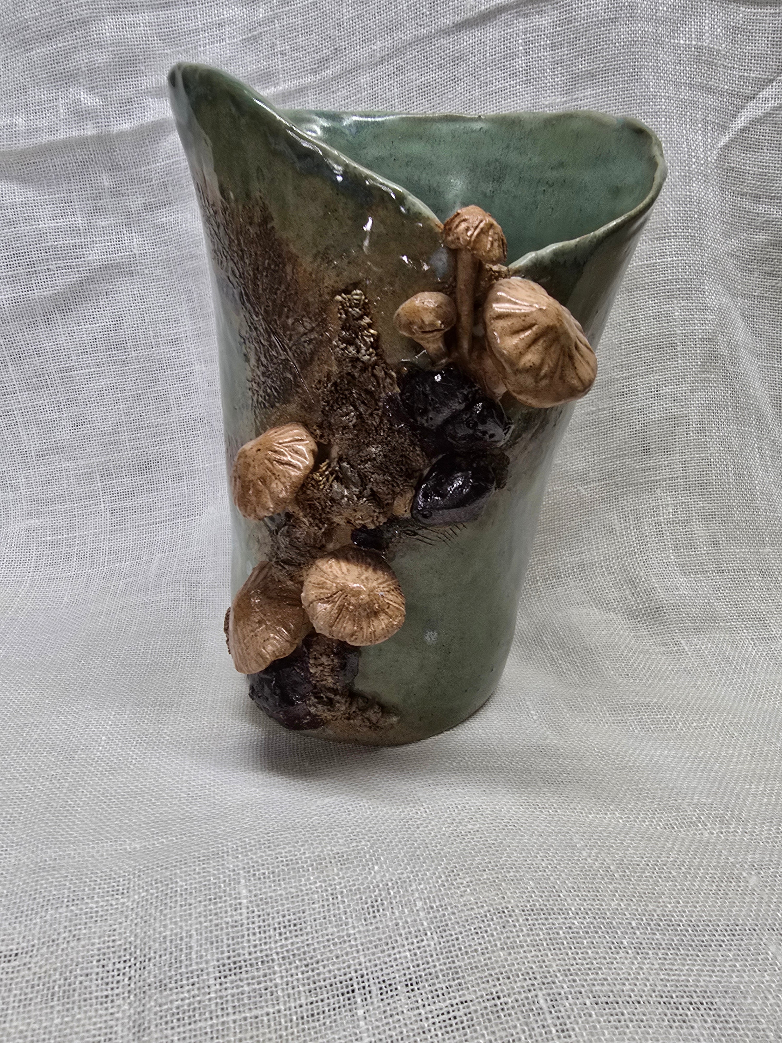 Large mushroom vase