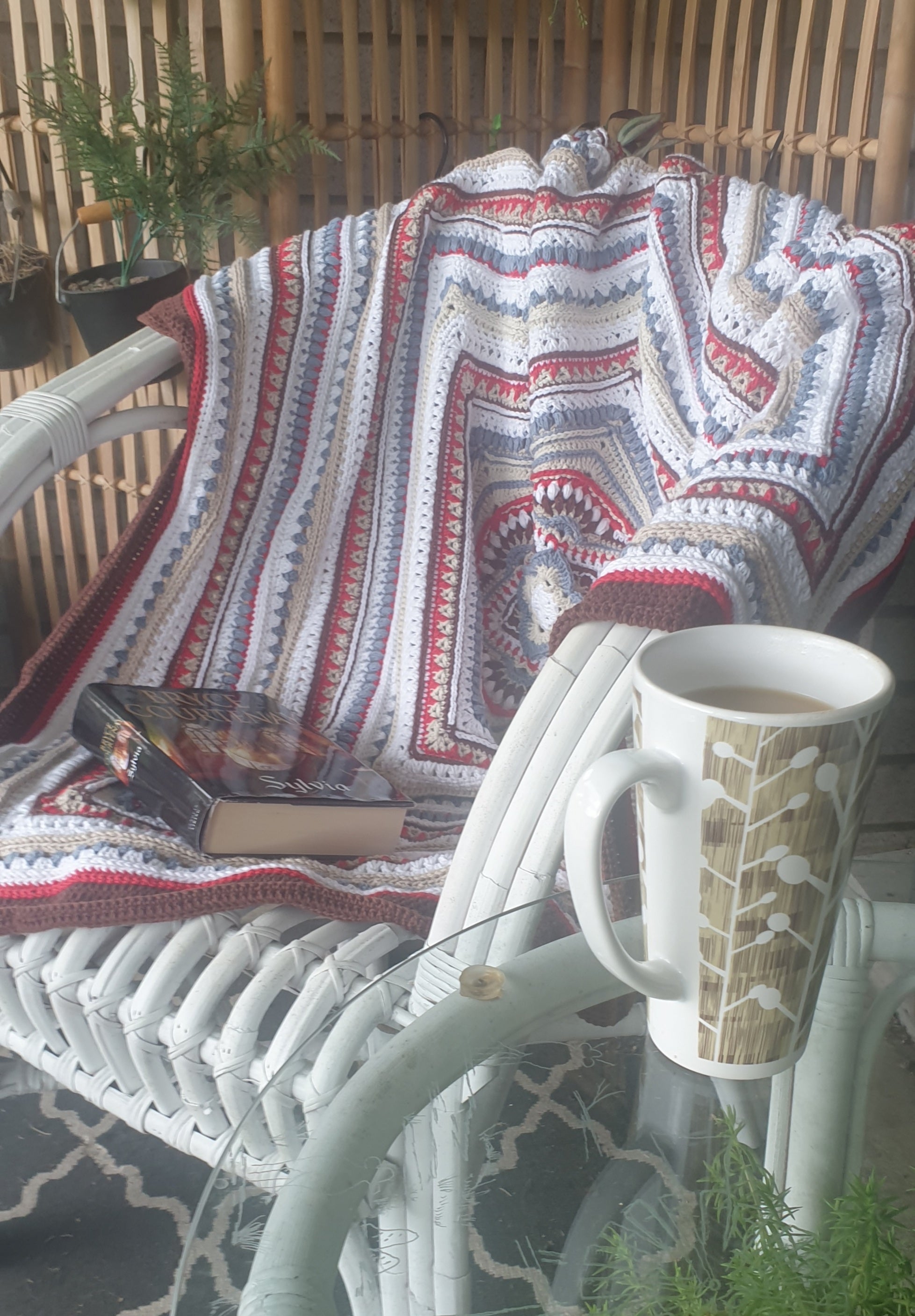 Cosy cotton lapghan for a winter snuggle