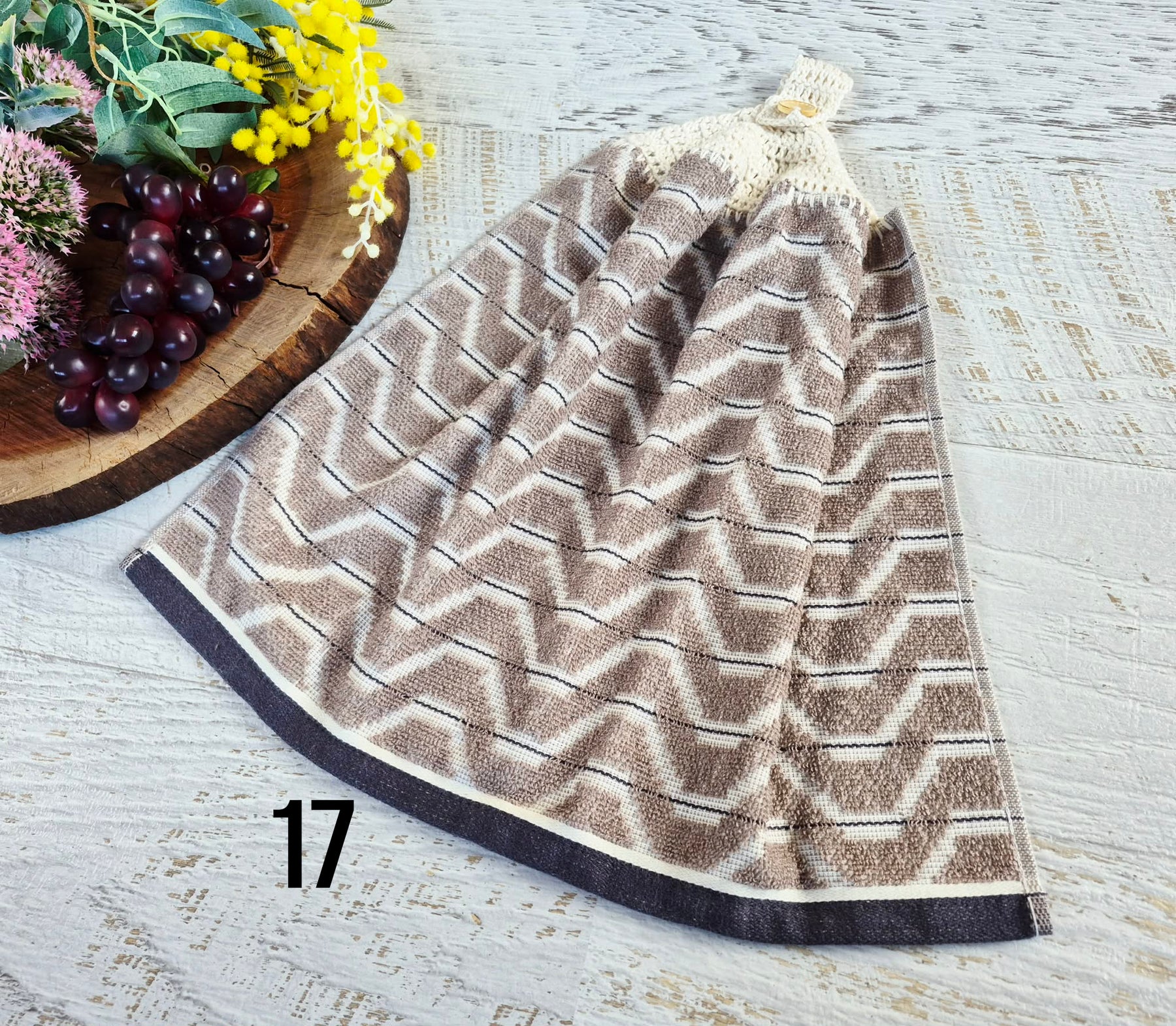 Kitchen Hand Towel | Hanging | Cotton | SINGLE LAYER | 9 Styles - 10-18
