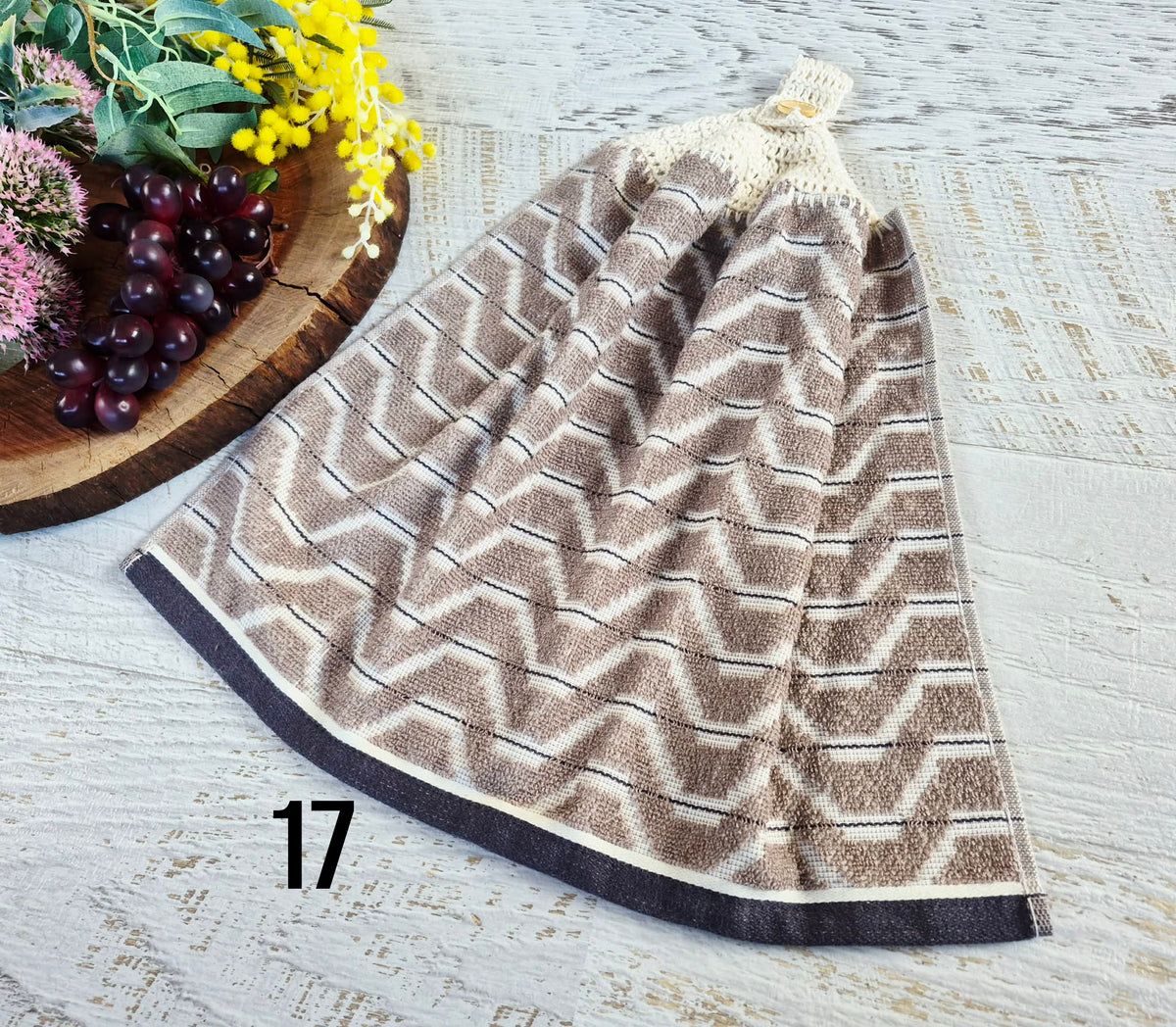 Kitchen Hand Towel | Hanging | Cotton | SINGLE LAYER | 9 Styles - 10-18