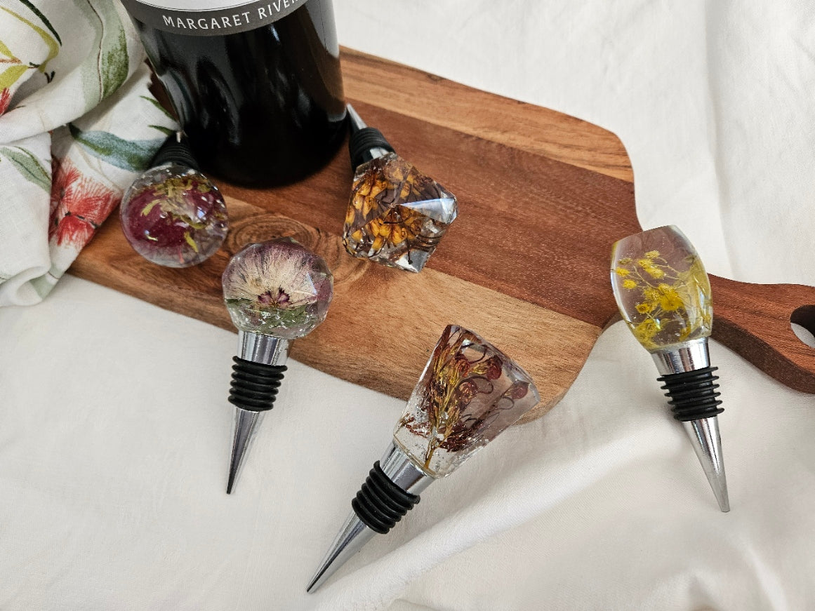 AUSTRALIAN NATIVE FLOWER  Bottle Stoppers