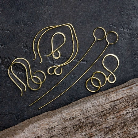 Raw Brass Findings 5 pr Sample Pack